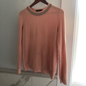 Forever 21 pink embellished sweater